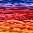 Multi-colored wires in computer networks